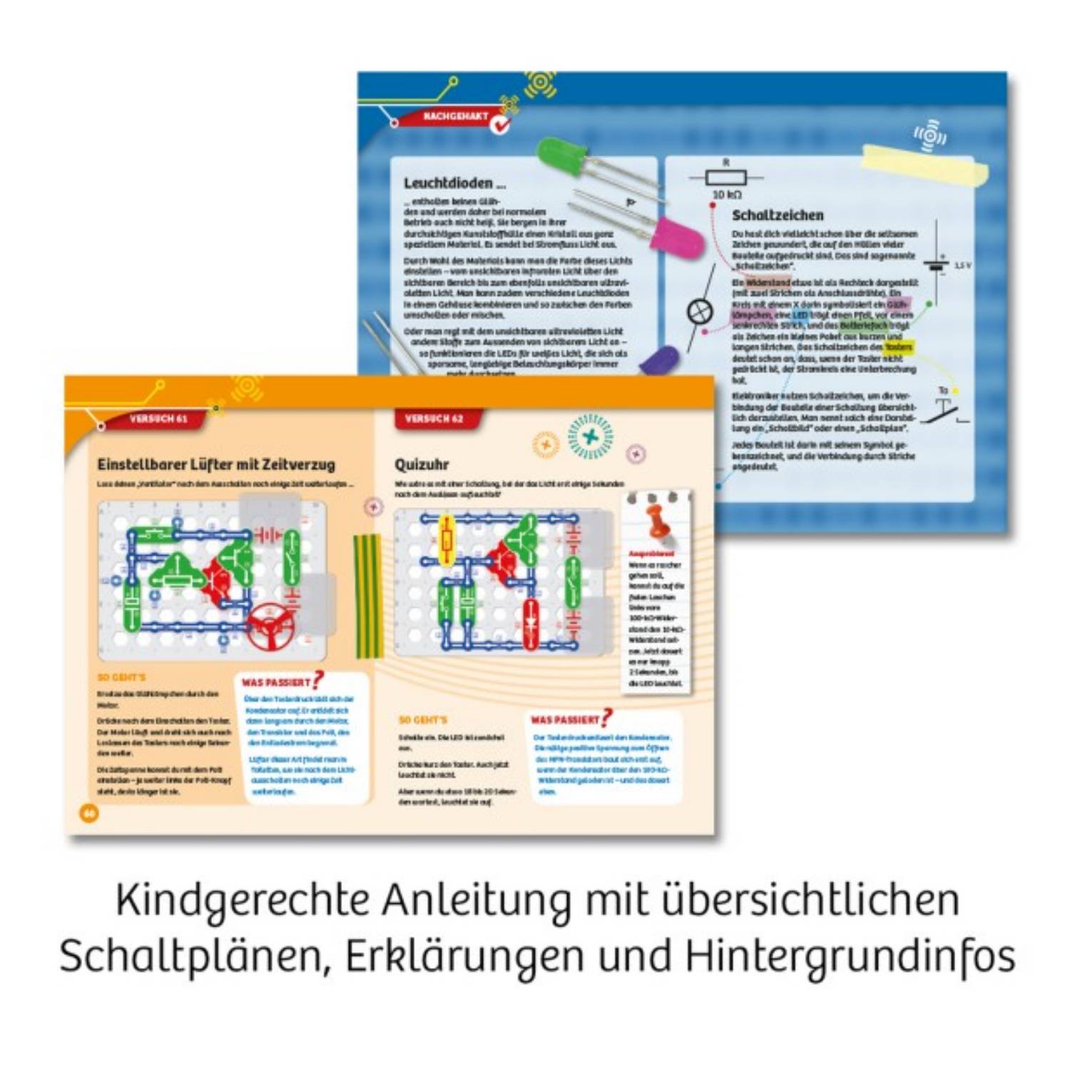 Kosmos Easy Elektro - Big Fun Entdecke die Welt der Elektronik, Elektronischer Bausatz, Strom, 8 Jahr(e), Mehrfarbig