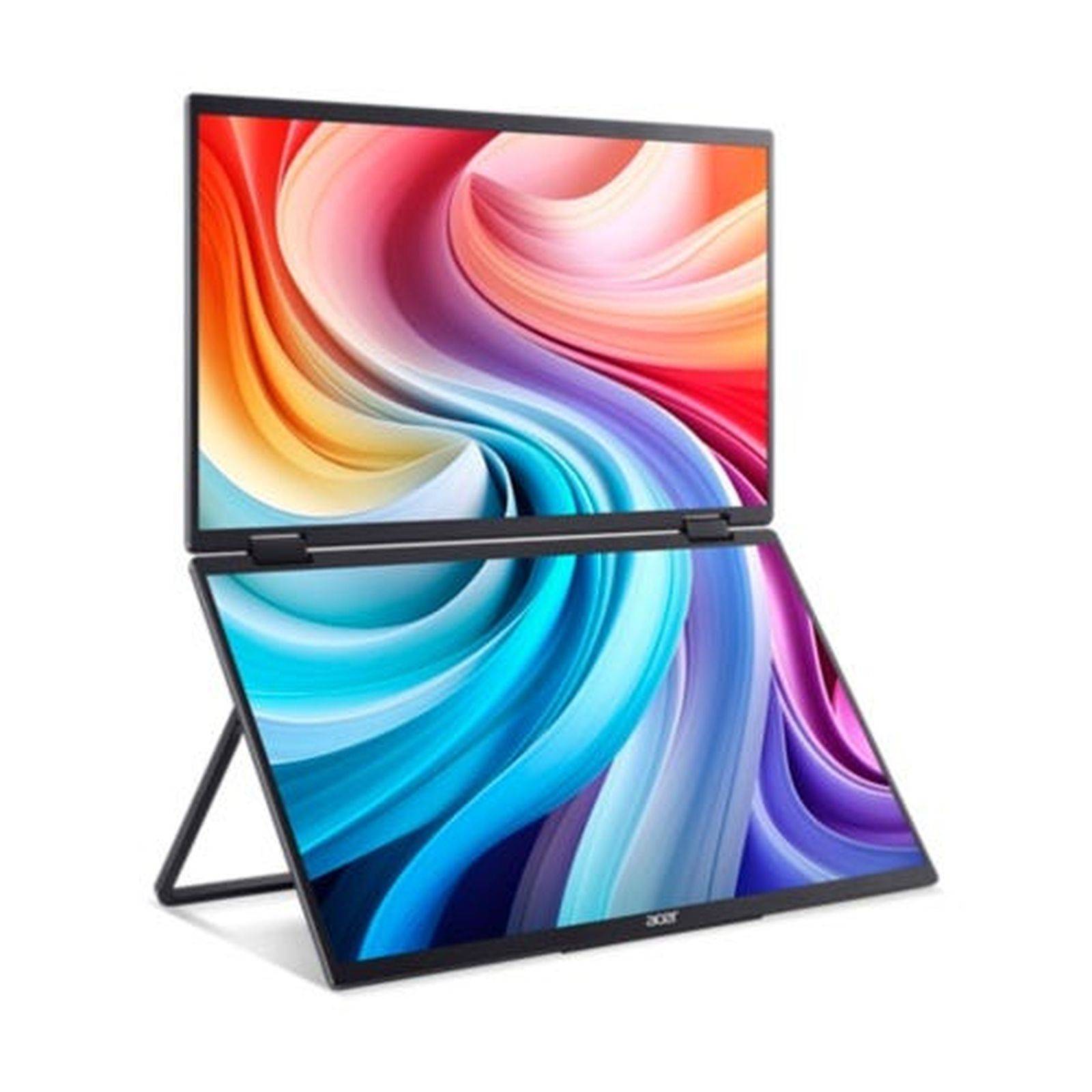 Acer PD163QT bmiuux PD3 Series LCD-Monitor 40,6 cm 16" 15.6" sichtbar tragbar 1920 x 1080 Full HD 1080p 250 cd/m² 8 ms HDMI 2xUSB-C Lautsprecher