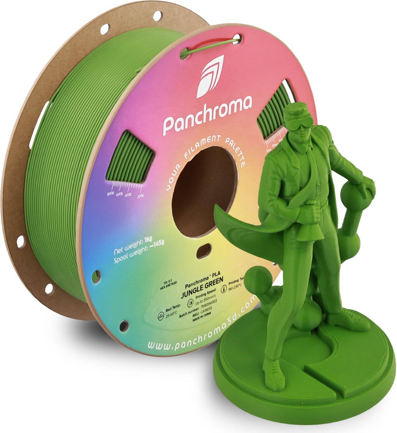 Polymaker Panchroma™ PLA Jungle Green, 1,75 mm / 1000 g