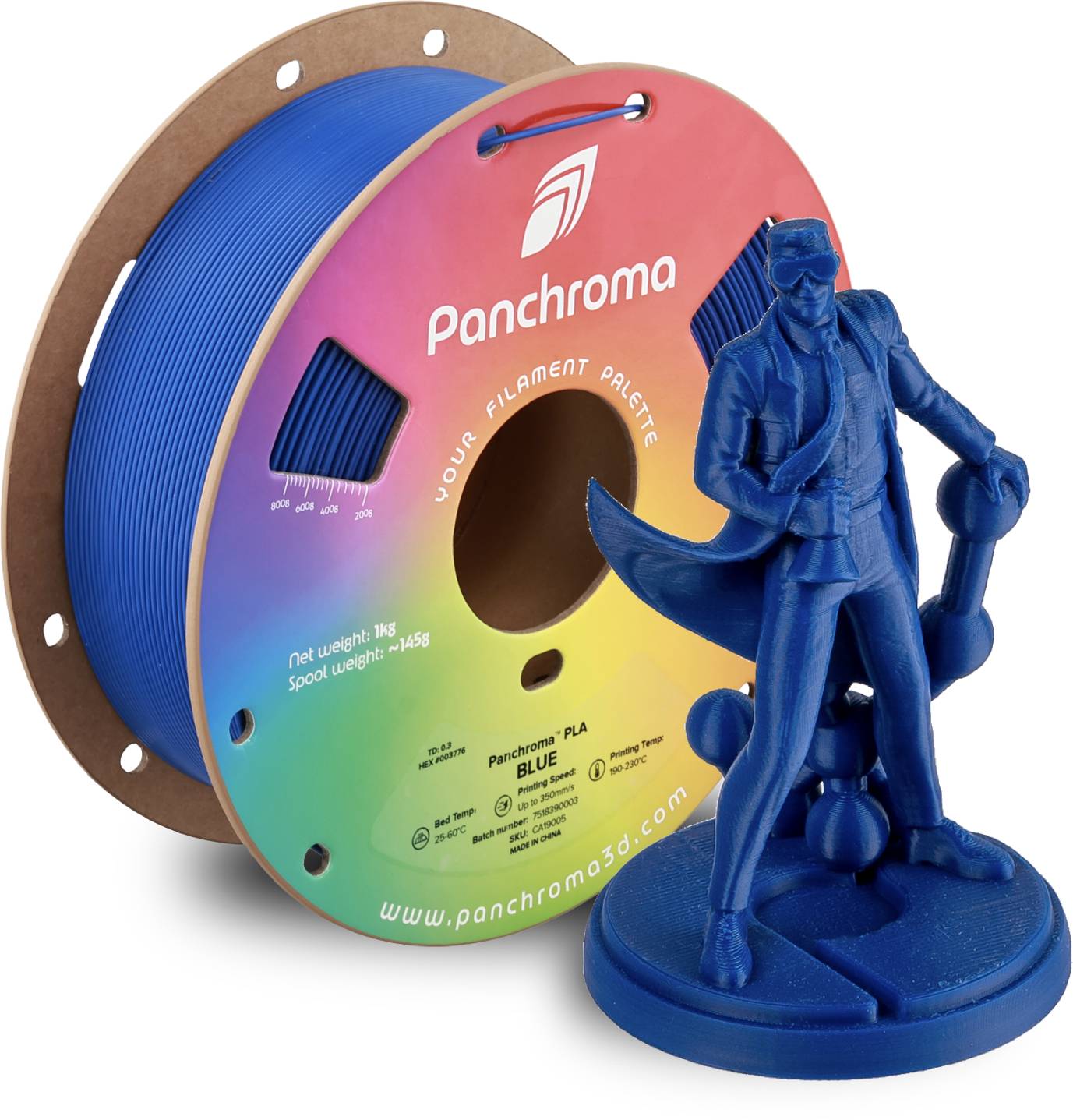 Polymaker Panchroma™ PLA Blue, 1,75 mm / 1000 g