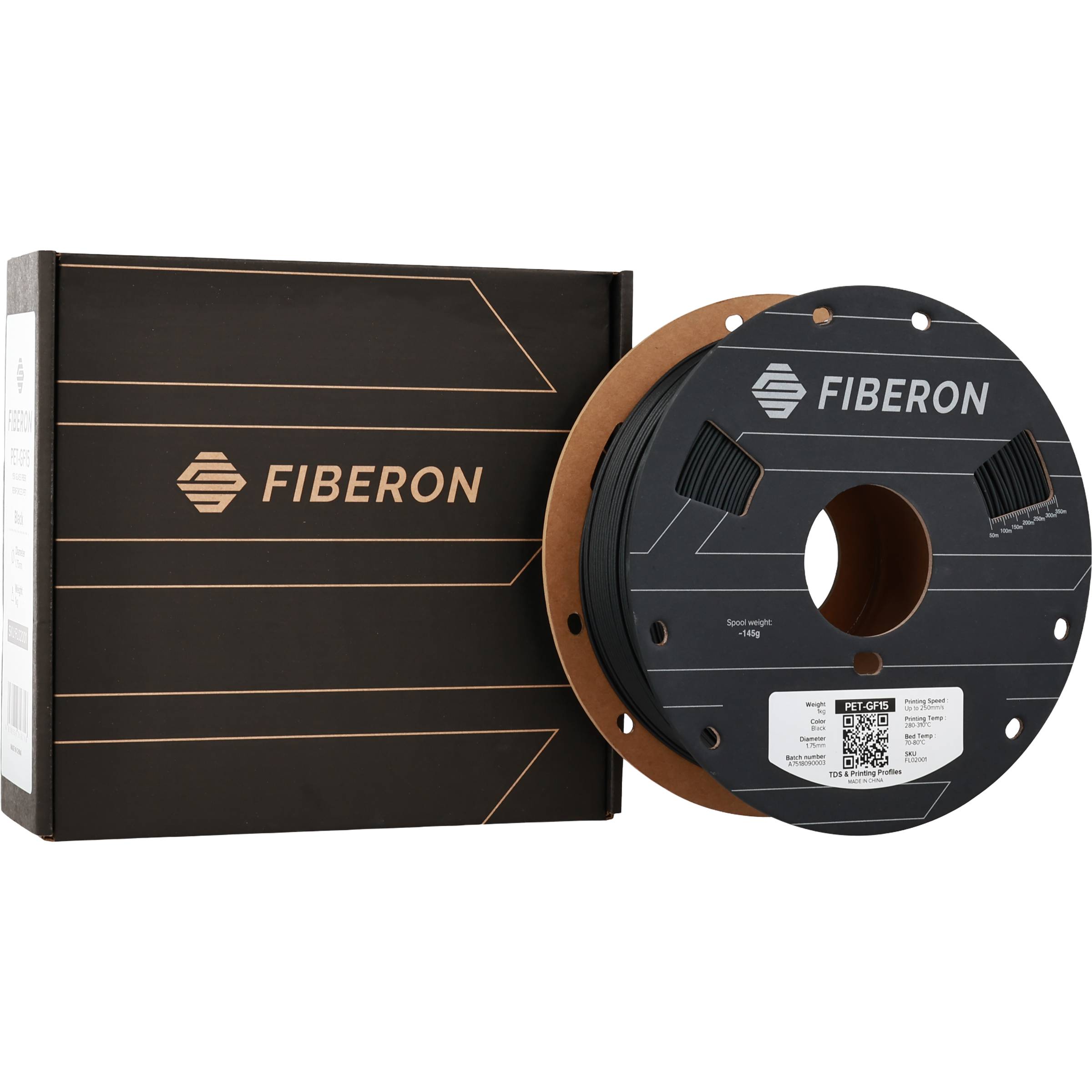 Polymaker Fiberon™ PET-GF15 Red, 1,75 mm / 1000 g