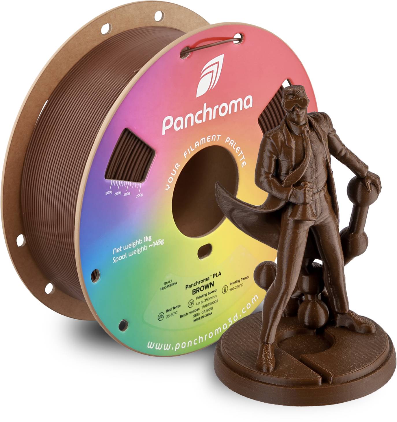 Polymaker Panchroma™ PLA Brown, 1,75 mm / 1000 g