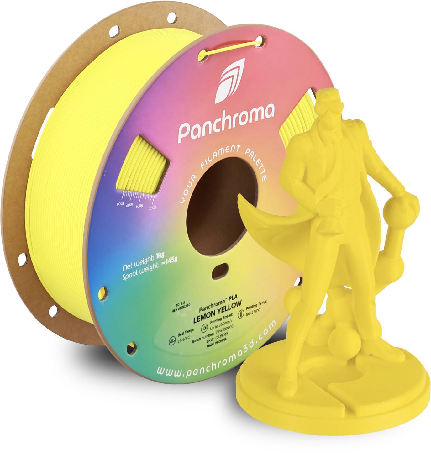 Polymaker Panchroma™ PLA Lemon Yellow, 1,75 mm / 1000 g