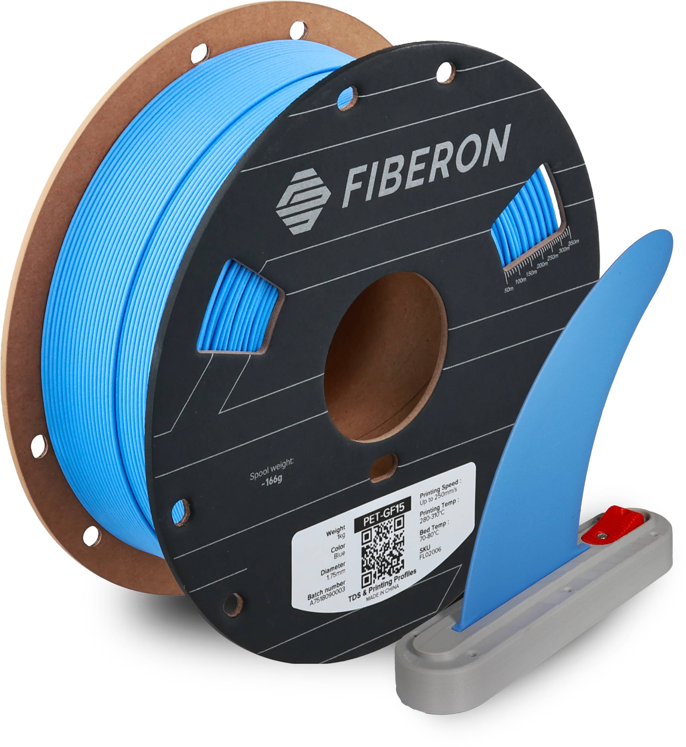 Polymaker Fiberon™ PET-GF15 Blue, 1,75 mm / 1000 g