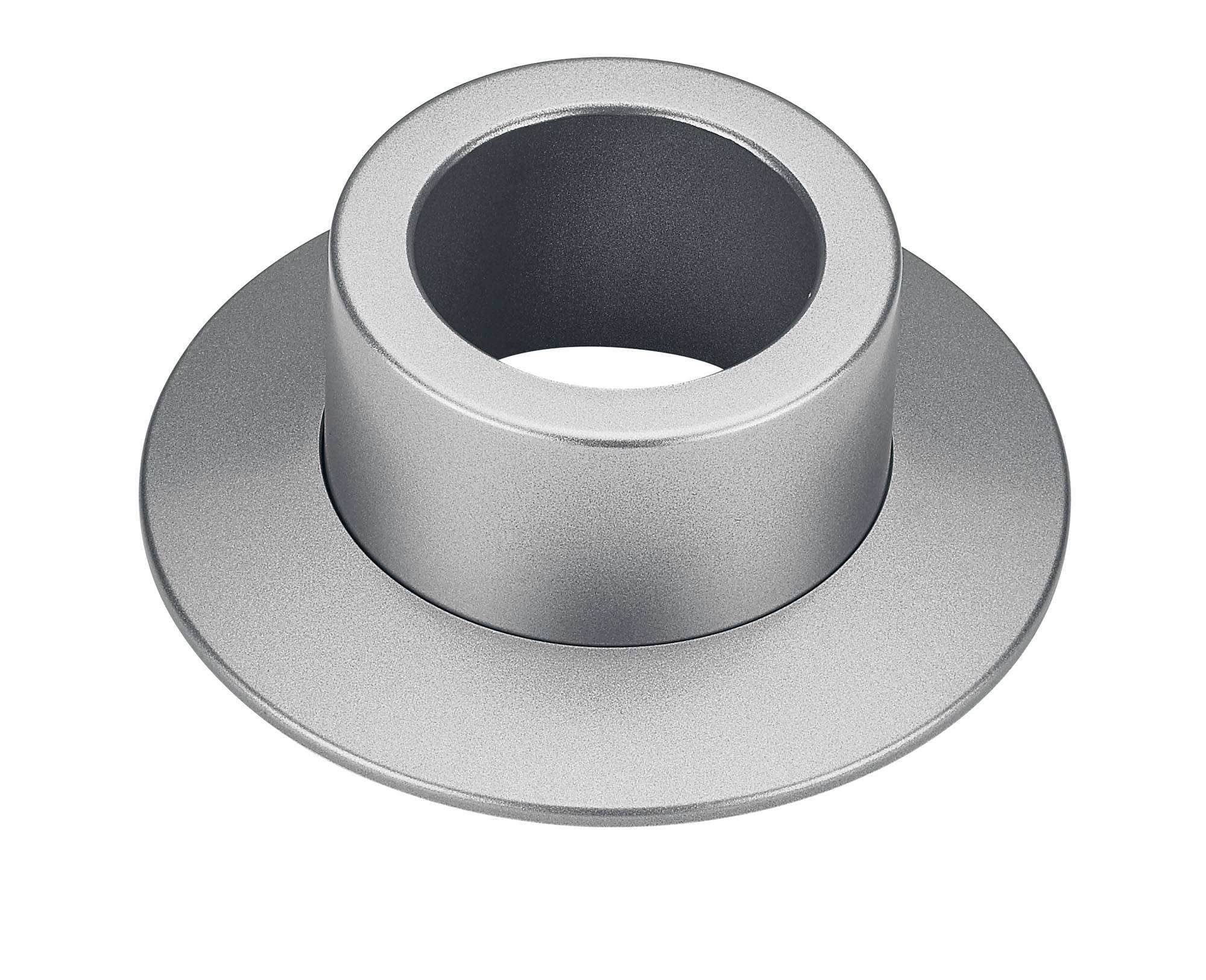 Wasserzähler-Abdeckung mit Blinddeckel, silbermetallic - passend für KOAX, Metrona 307/2, Techem Vario-S, ABB