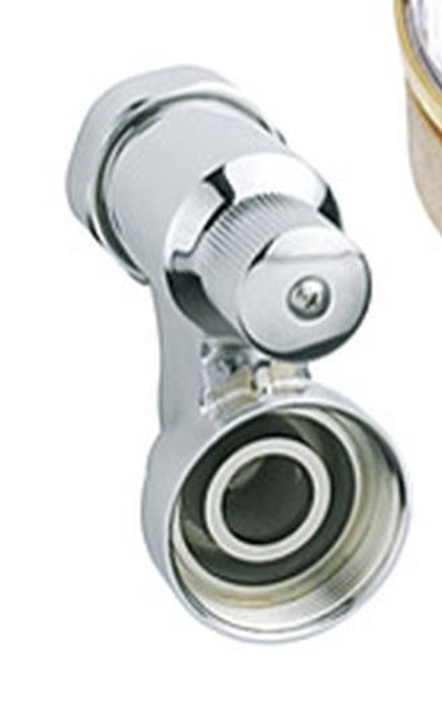 Wasser Gerate Ventilwasserzähler-Armatur KOAX 2" mit Absperrventil, Überwurfmutter und Klapprosette