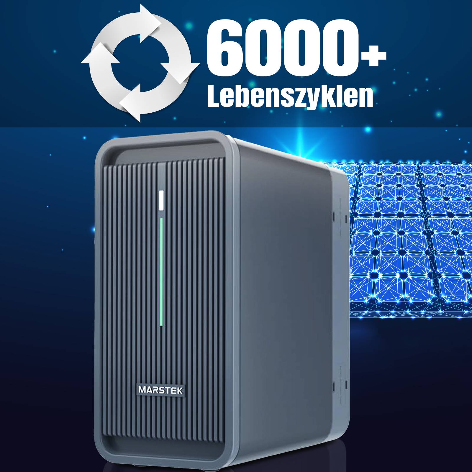 Balkonkraftwerk 2000 / 800 Watt mit Marstek B2500-D 4.48 kWh Solarspeicher, BIFAZIAL FULLBLACK komplett Steckdose