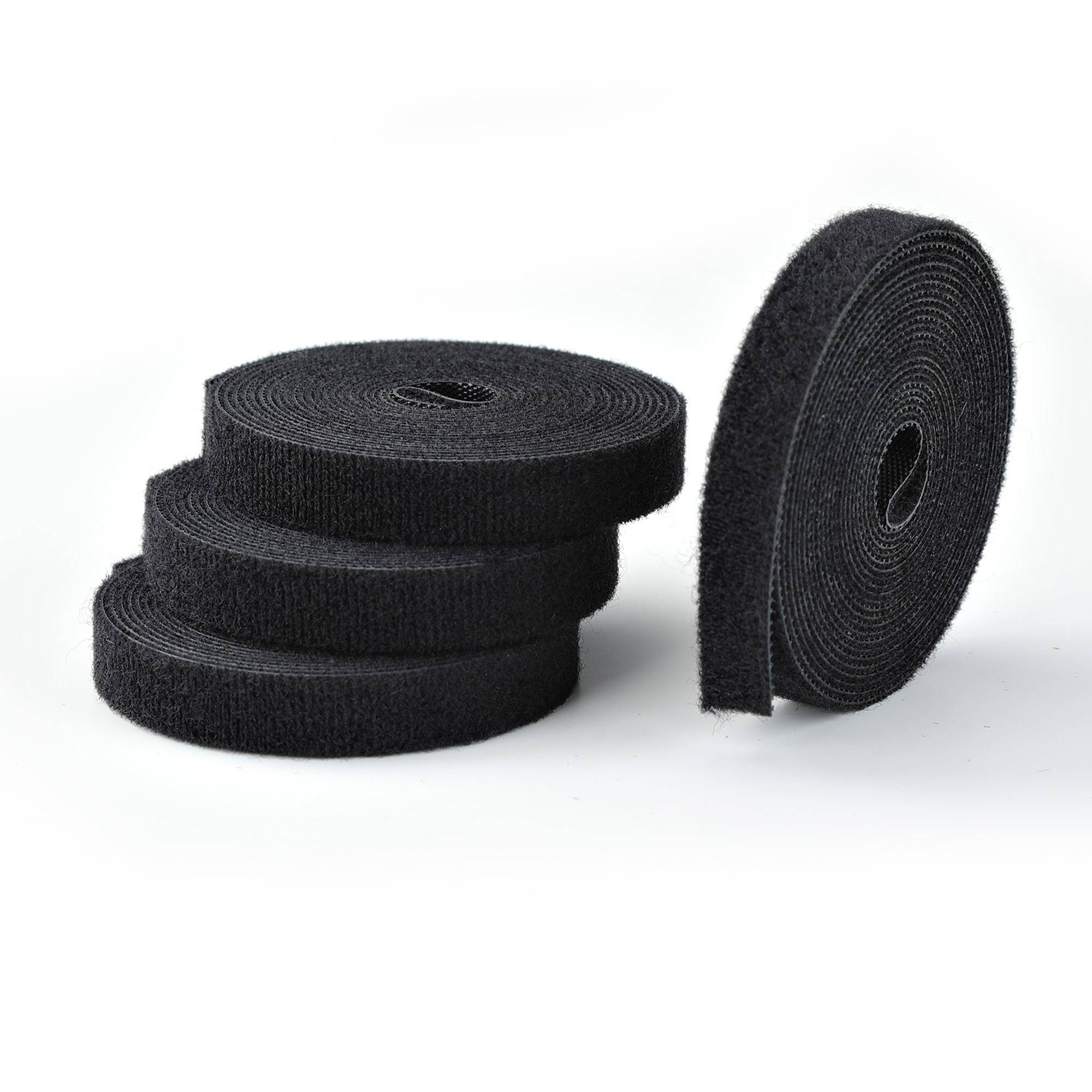 STARTECH.COM - Startech - Klettverschluss - 4.6 m - Schwarz (Packung mit 4)