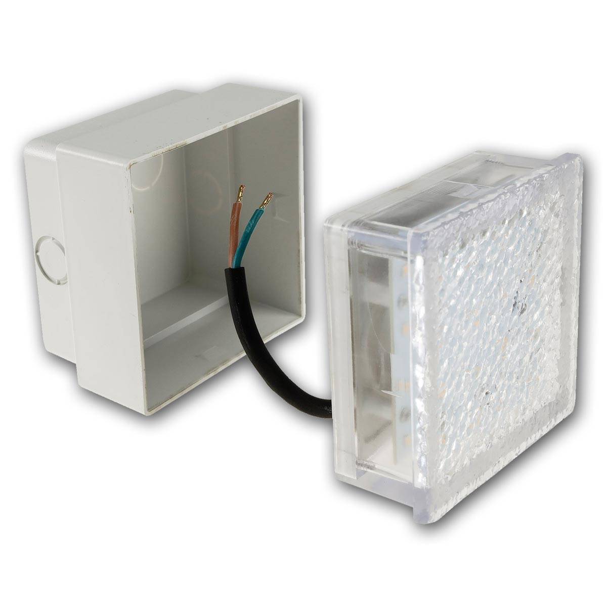 ChiliTec - LED Pflasterstein BRIKX 10 neutralweiß 10x10x7cm