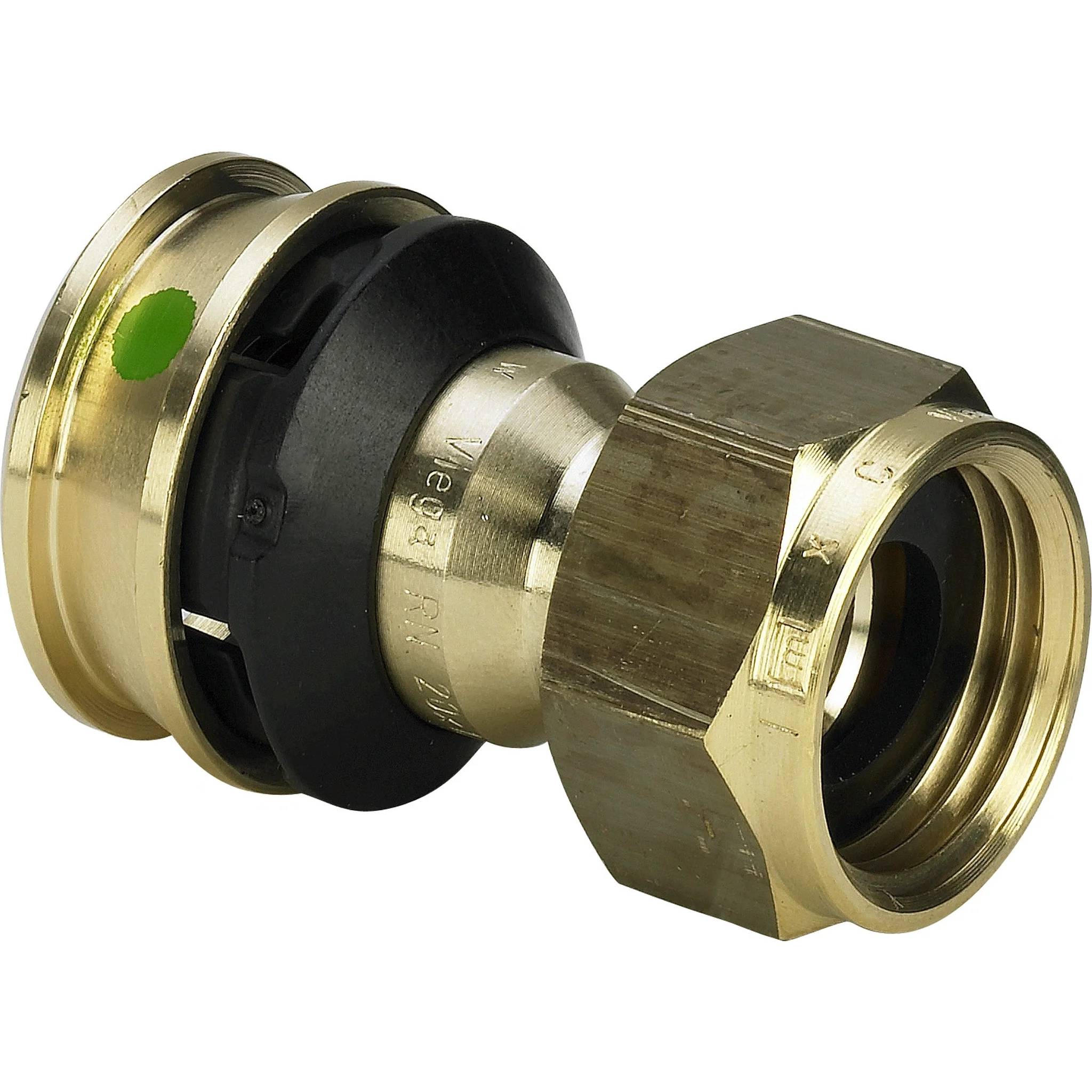 Viega Raxofix-Anschlussverschraubung mit SC-Kontur, Siliziumbronze, Modell 5363, d: 16, G: ½, 1 Stk.