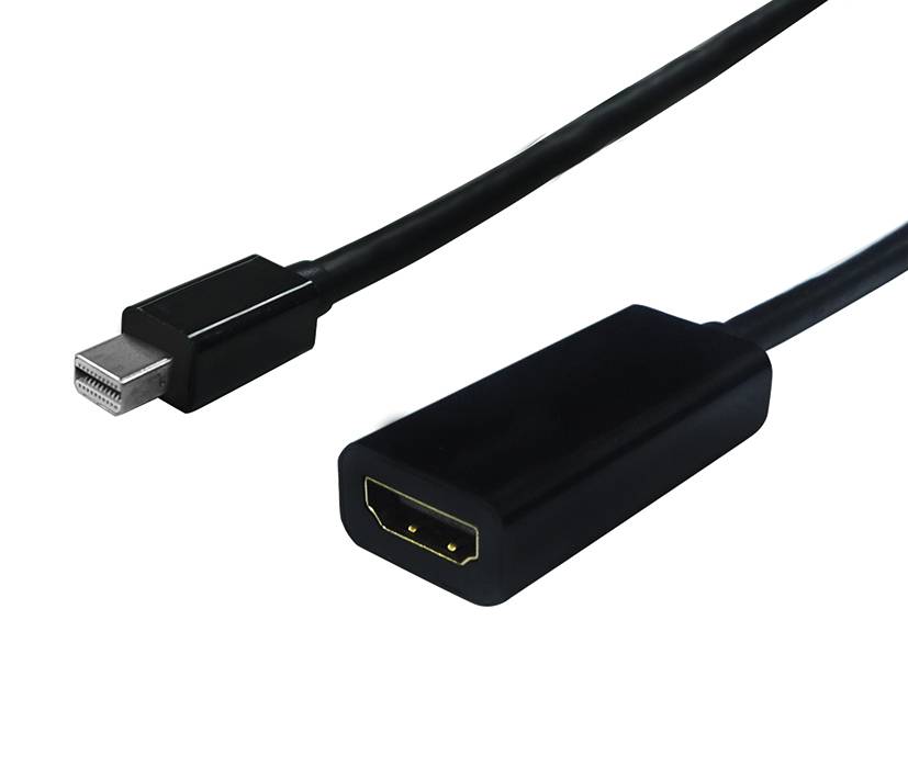 STANDARD Mini DisplayPort-HDMI Adapter, v1.2, Mini DP ST - HDMI BU