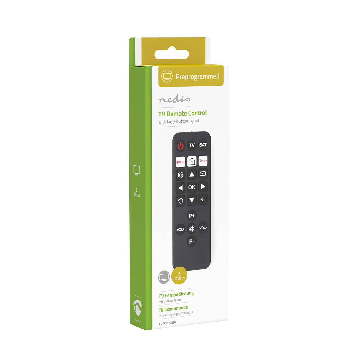 Nedis Universal-Fernbedienung TVRC23SNBK