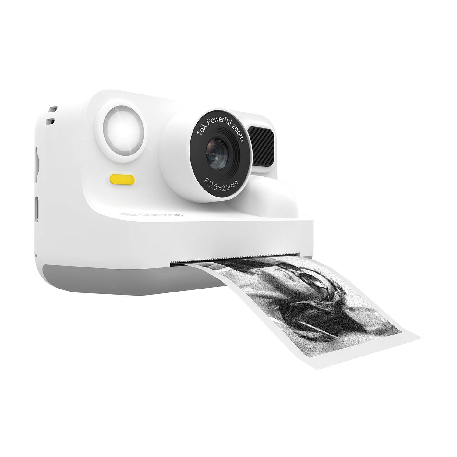 Denver KPC-1374BTW Kinderkamera mit Thermodruck und Bluettooth White