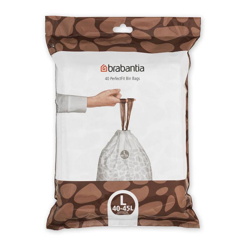 BRABANTIA - Kehrichtsack PerfectFit l 40-45 l 40 Stück