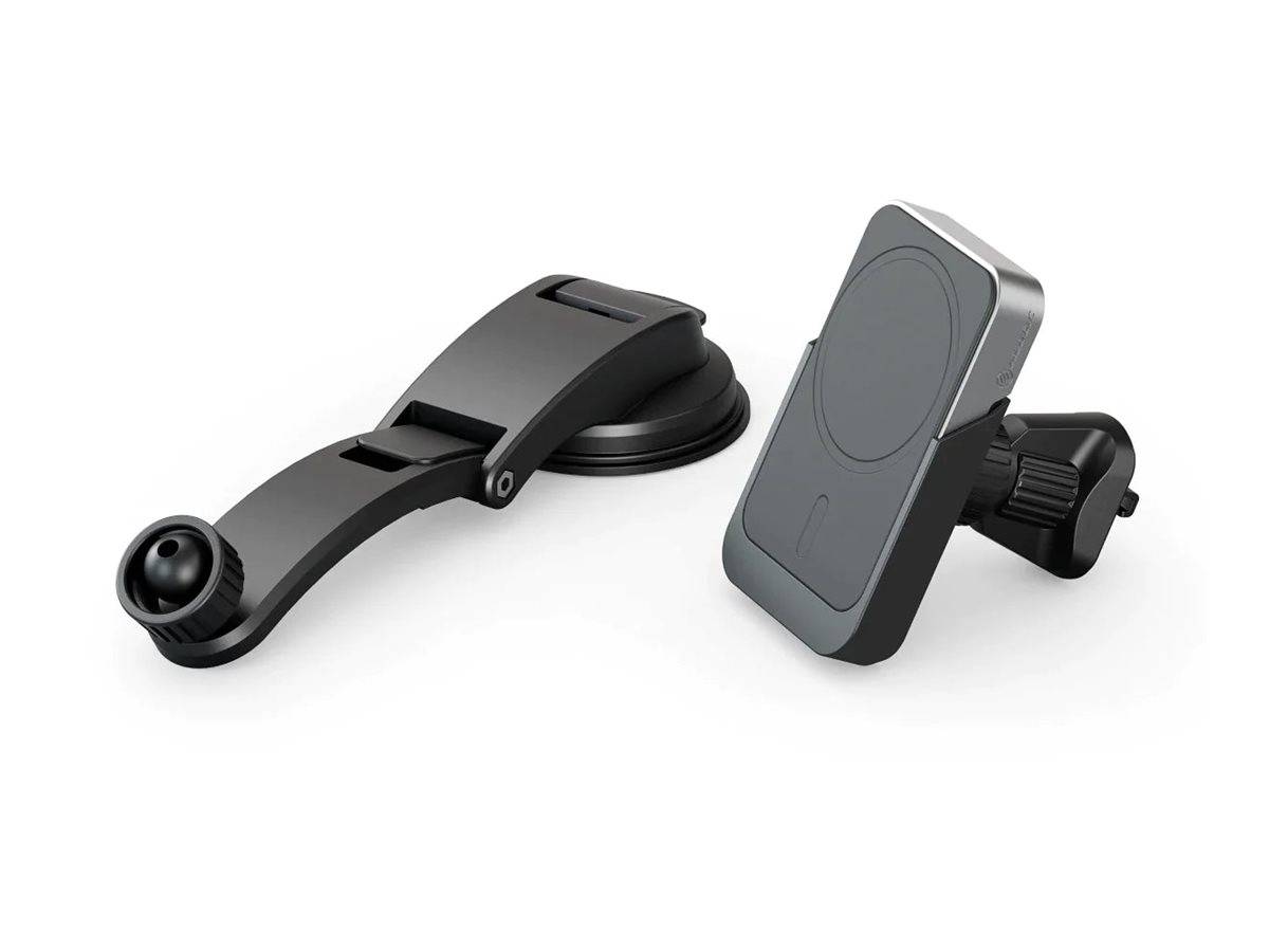 Alogic KFZ Lagegerät Auto 2x USB-C lüftung und Befestigung
