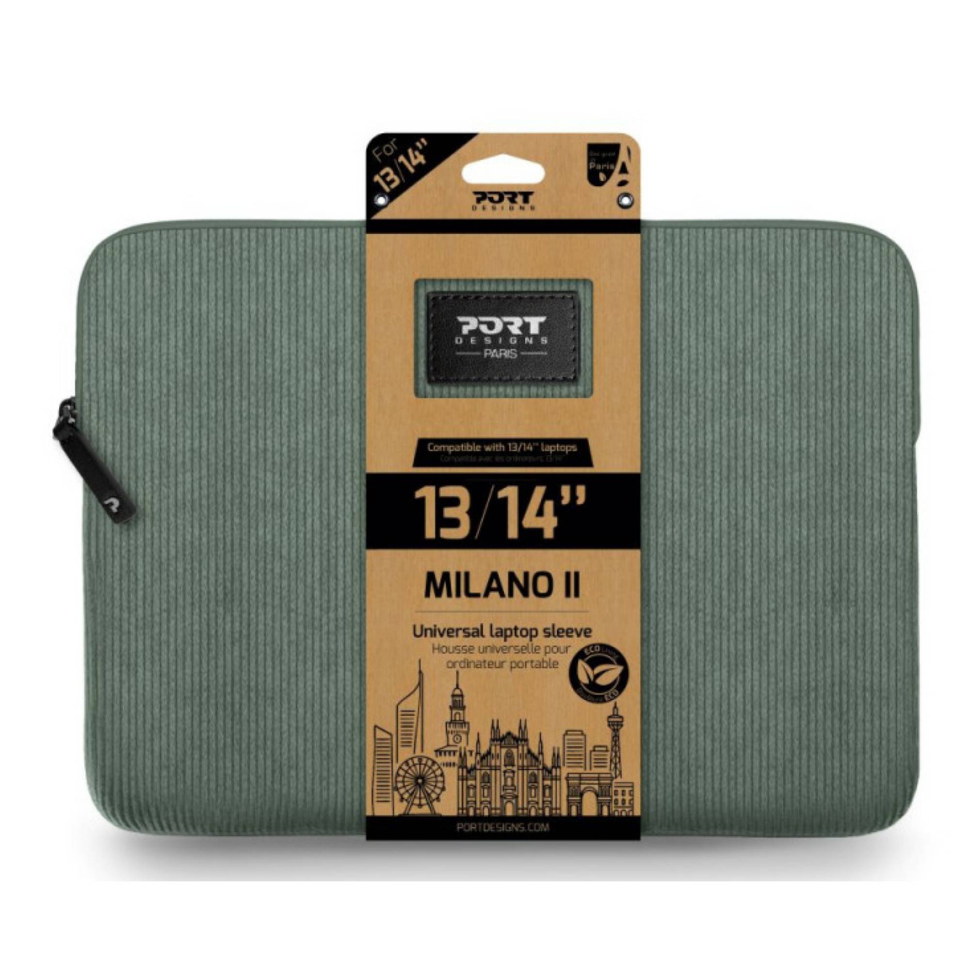 MILANO II ECO Laptoptasche 13/14" sage green - Tasche