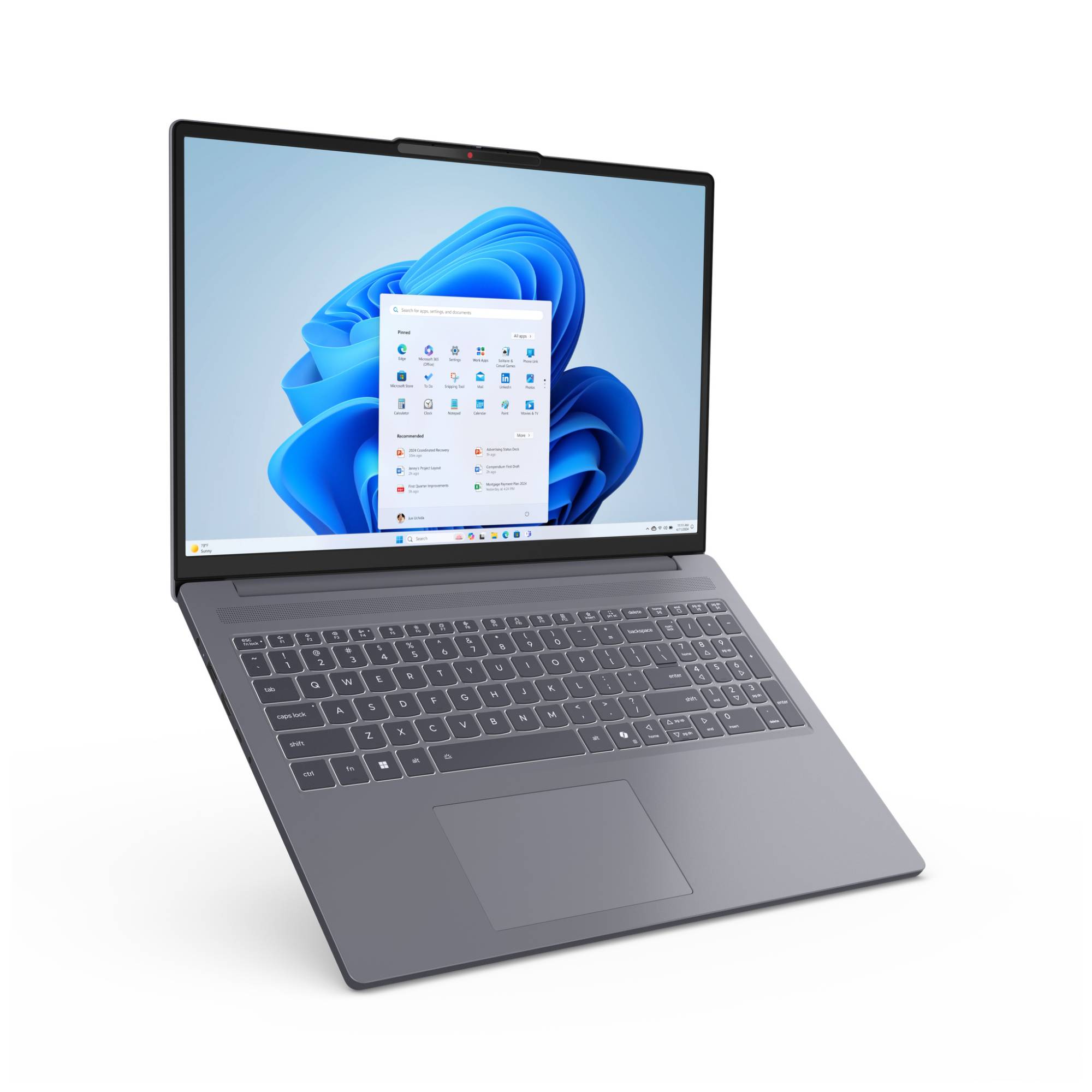 IdeaPad Slim 3 16ARP10 83K8 - 180°-Scharnierdesign - AMD Ryzen 7 170 / 3.2 GHz -