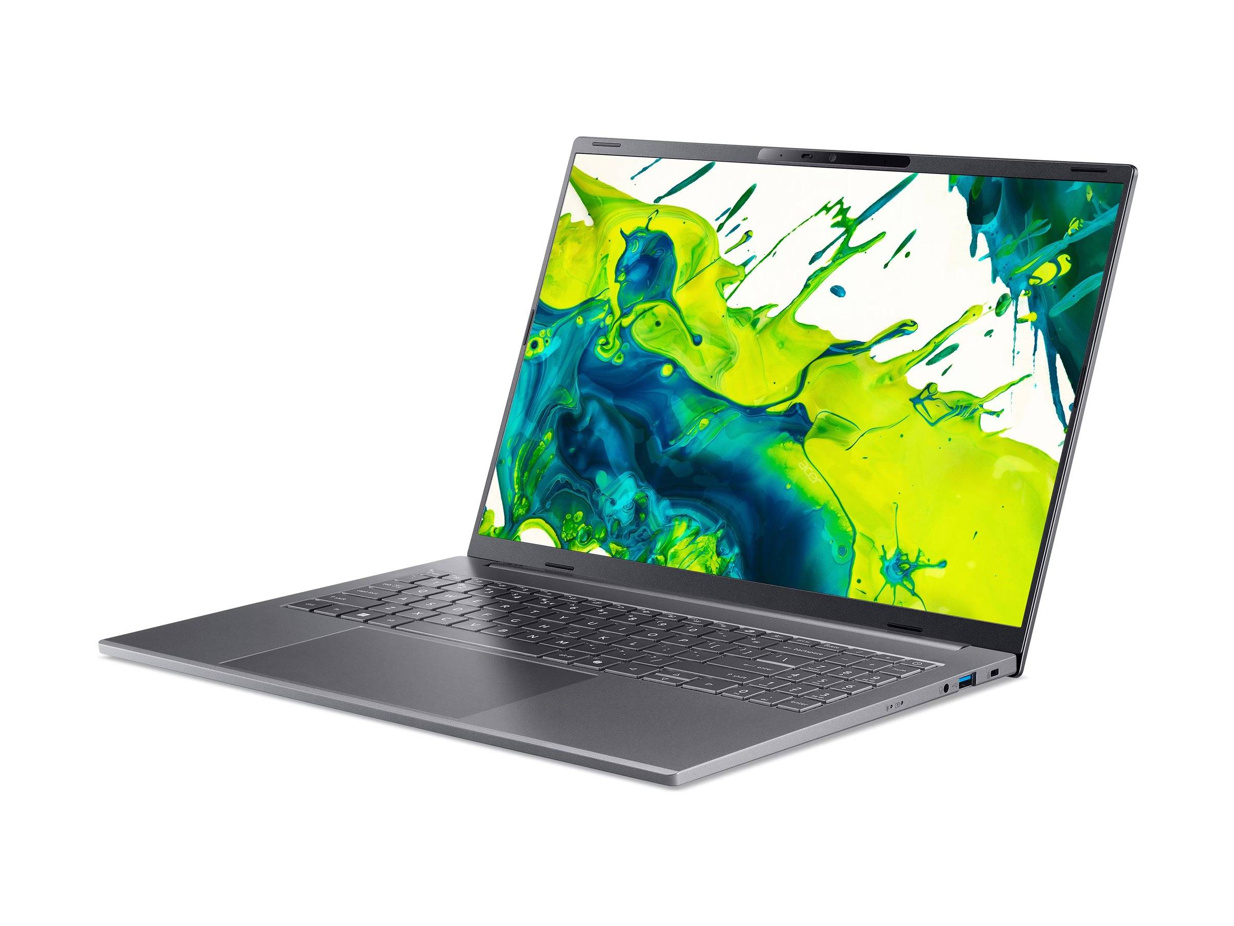 Acer Aspire 16 AI A16-I71M - 180°-Scharnierdesign - Intel Core Ultra 7 355 / 2.3 GHz - Win 11 Home - Intel Graphics - 16