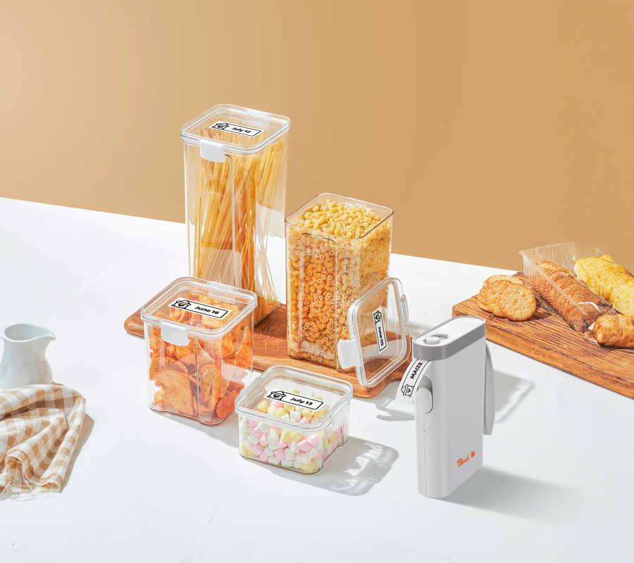 Peach Label Printer PE110 weiß retail - Etiketten-/Labeldrucker - Thermotransferdruck