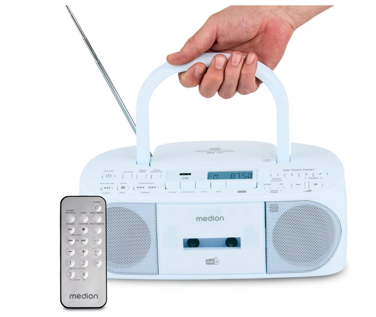 MEDION® LIFE® DRX-1 Plus Boombox blau