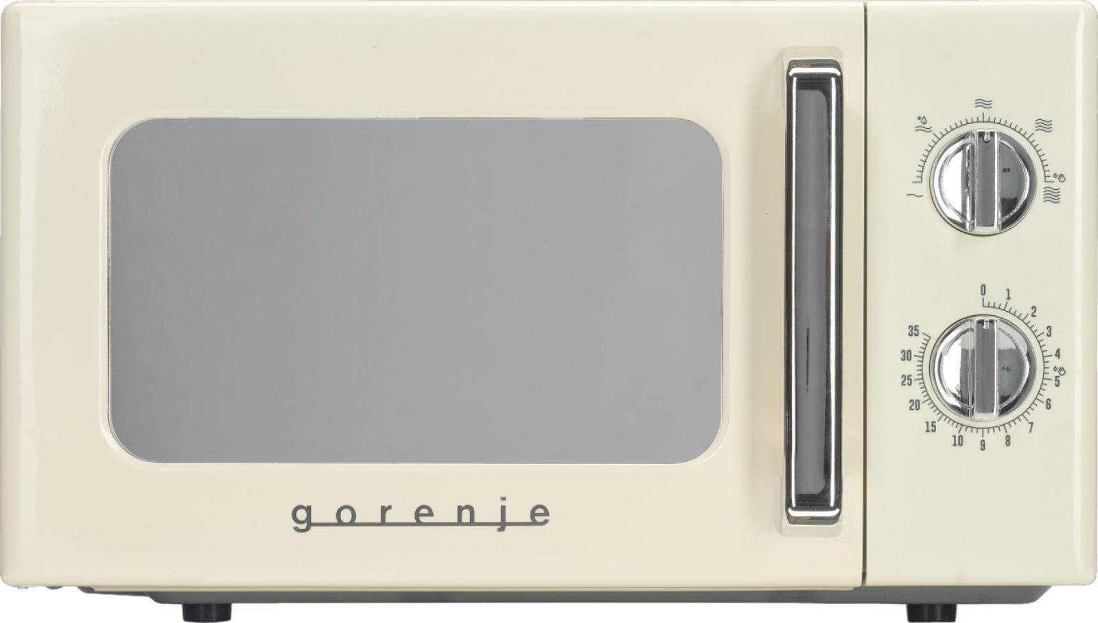 Gorenje Mikrowelle MO20E1HRL, Arbeitsplatte, Solo-Mikrowelle, 20 l, 700 W, Drehregler, Weiß