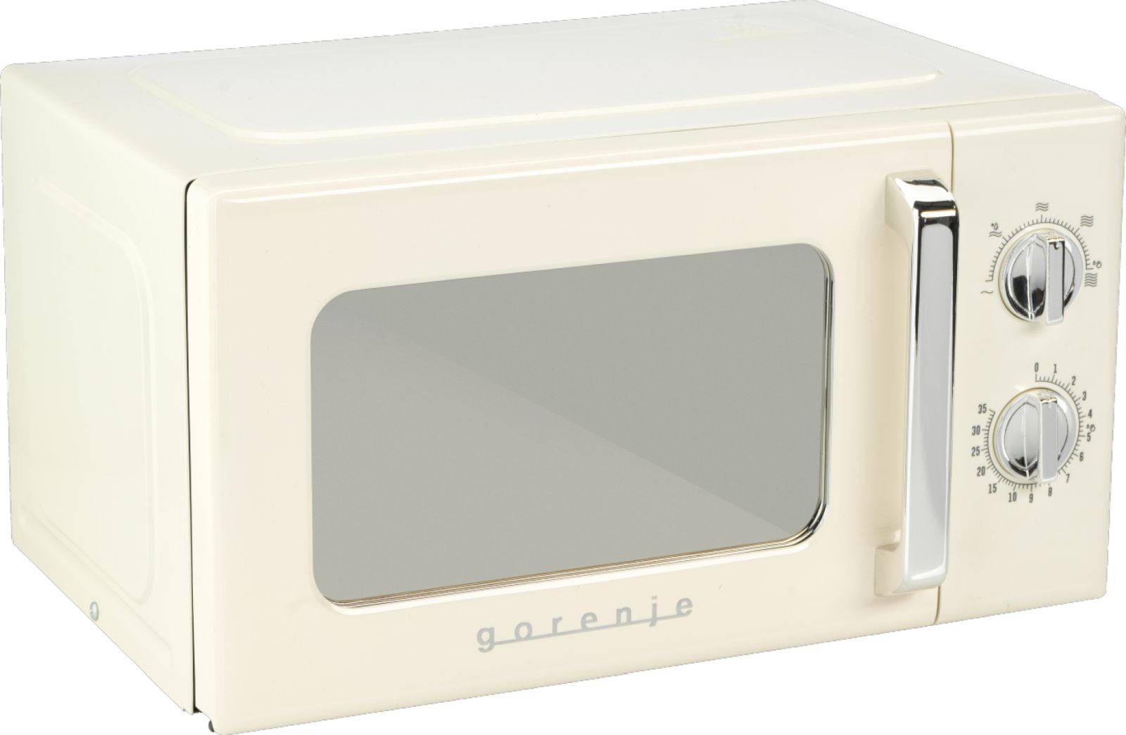 Gorenje Mikrowelle MO20E1HRL, Arbeitsplatte, Solo-Mikrowelle, 20 l, 700 W, Drehregler, Weiß