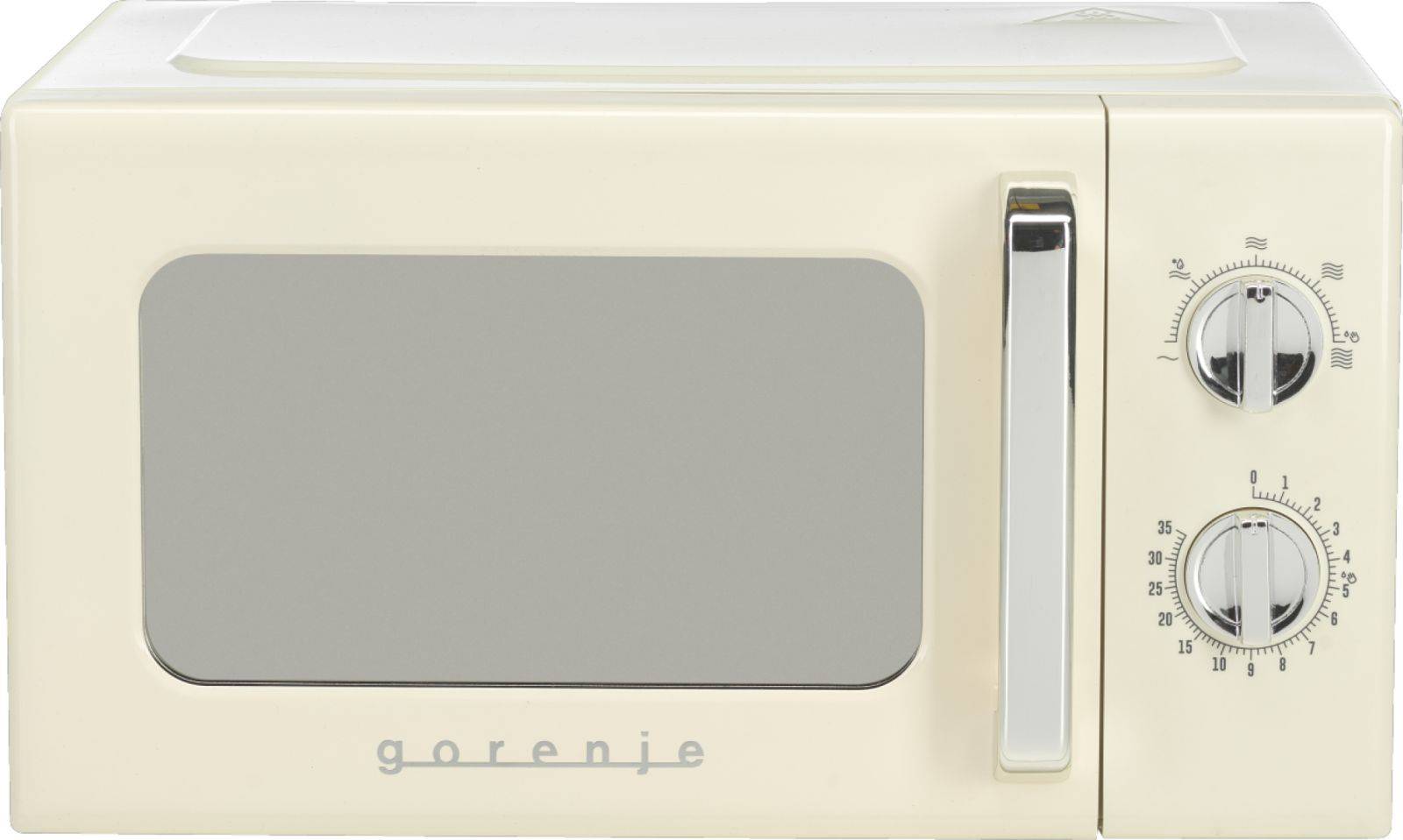 Gorenje Mikrowelle MO20E1HRL, Arbeitsplatte, Solo-Mikrowelle, 20 l, 700 W, Drehregler, Weiß