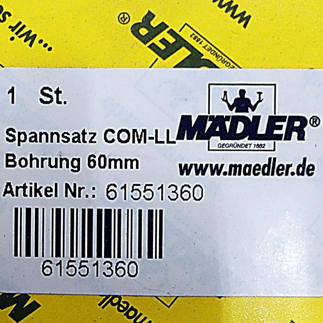 Mädler Spannsatz COM-LL (61551360)