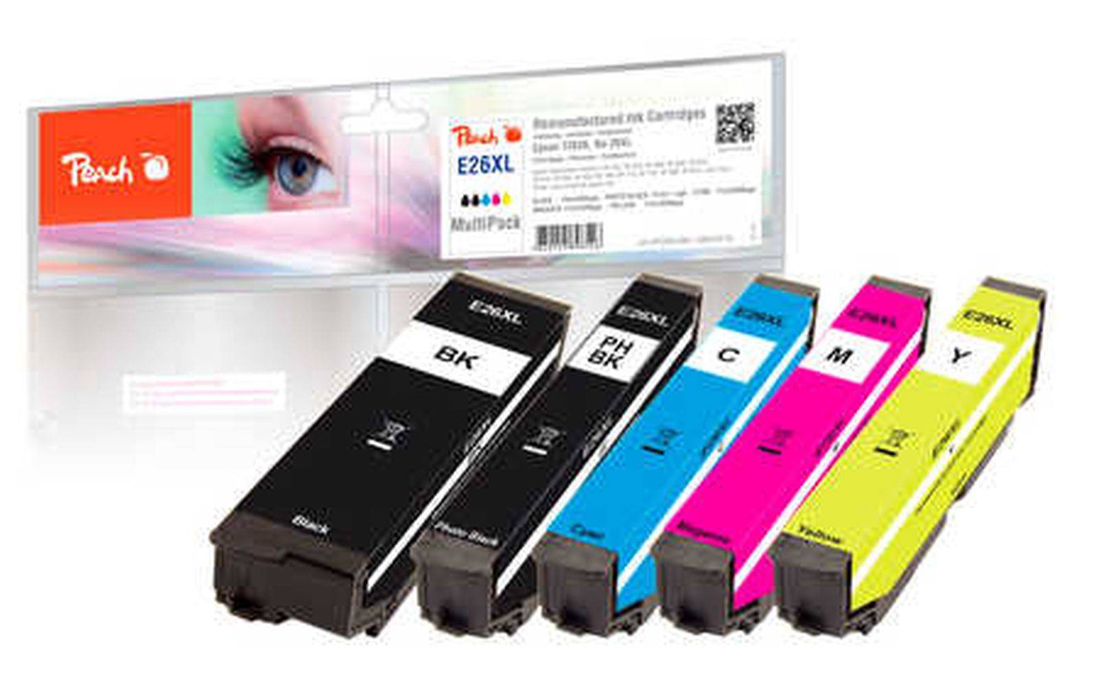 Peach PI200-285 - Kompatibel - Schwarz - Cyan - Magenta - Foto schwarz - Gelb - Epson - Combo pack -