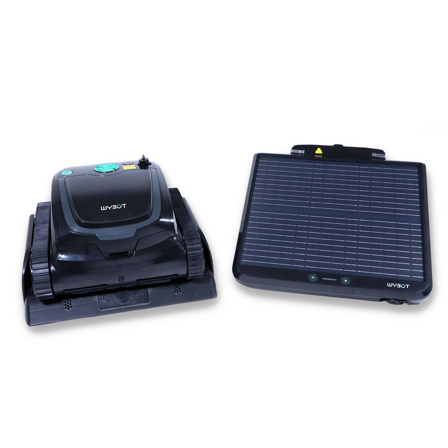WYBOT S2 Solar kabelloser Poolroboter mit Solar Schwarz