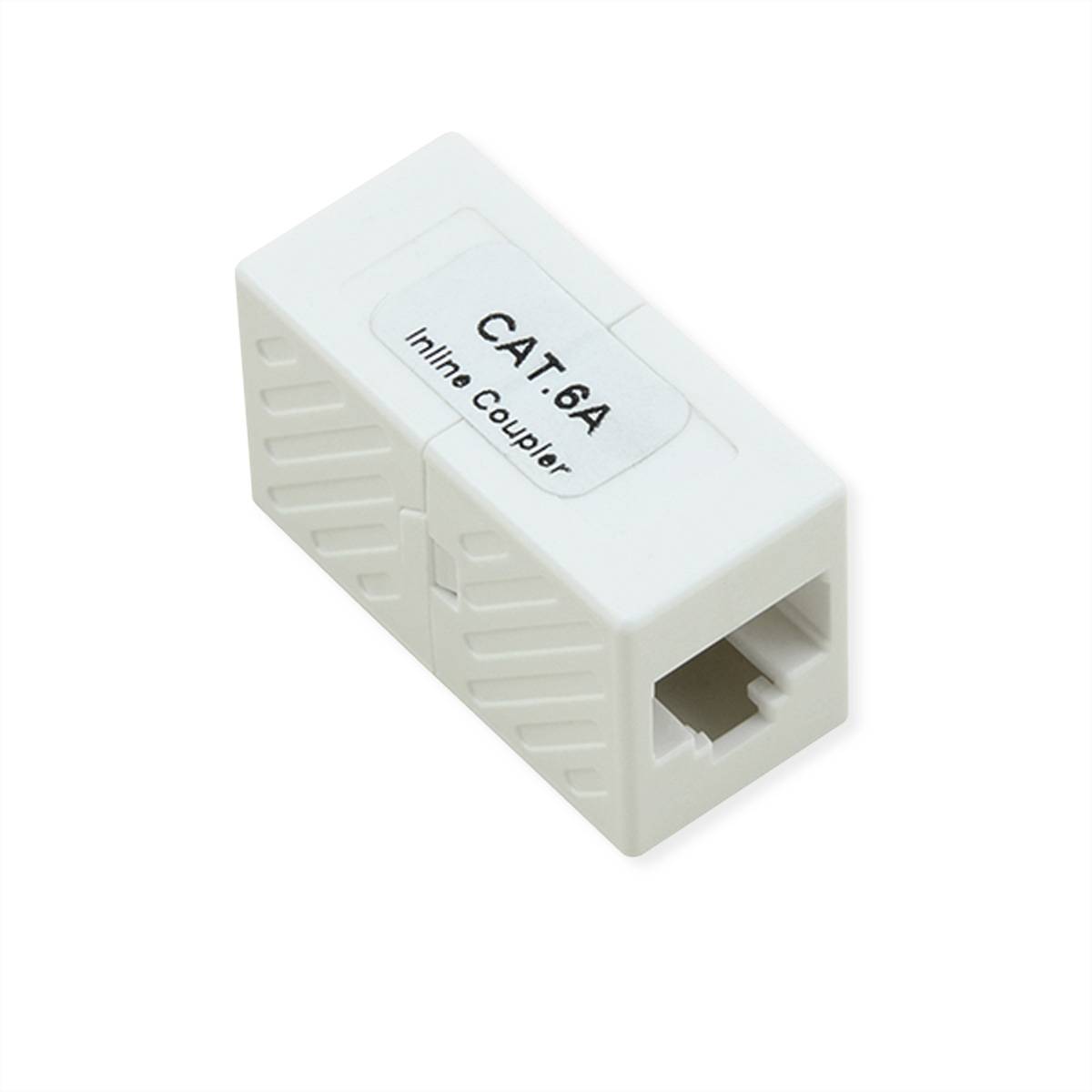 Roline RJ-45 Kupplung ungeschirmt, Cat.6A (Class EA), weiß