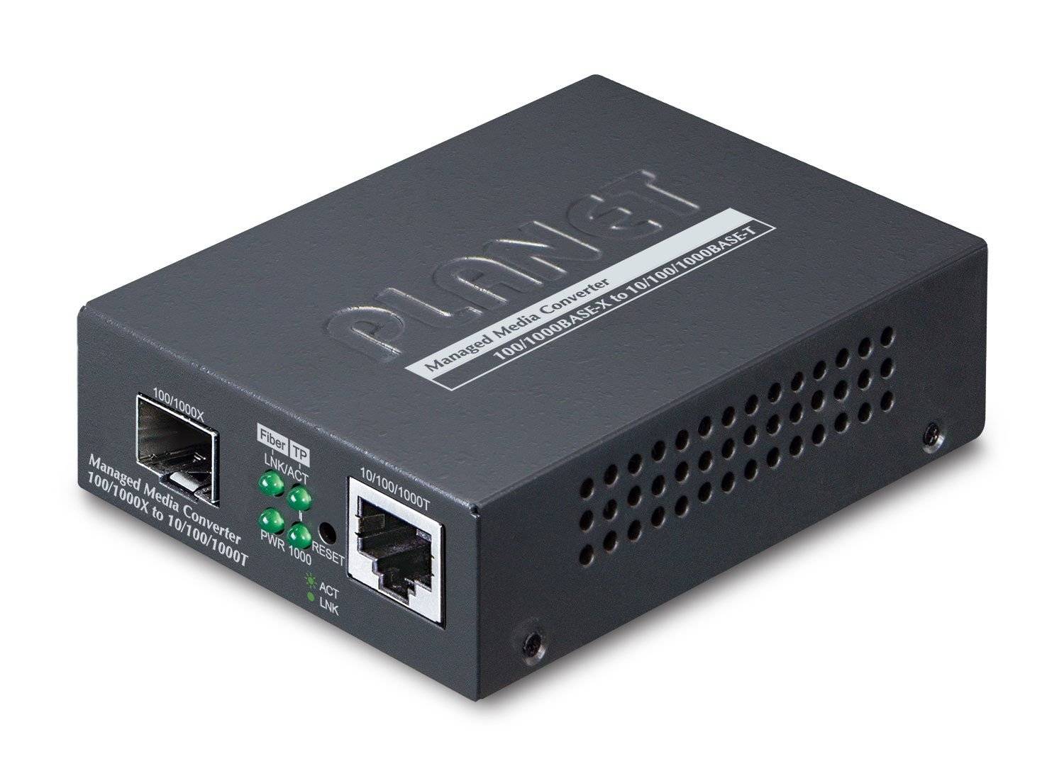 Planet Medienkonverter - 1GbE - 10/100/1000Base-T, 100/1000Base-X - RJ-45 / SFP (mini-GBIC)