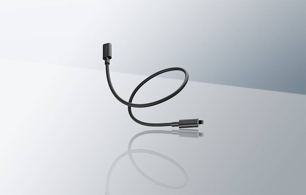 VITURE (USB 3.2 Gen1) USB-C-Stecker auf USB-C-Buchse Verlängerungskabel (schwarz) 50 cm