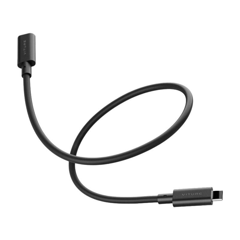 VITURE (USB 3.2 Gen1) USB-C-Stecker auf USB-C-Buchse Verlängerungskabel (schwarz) 50 cm