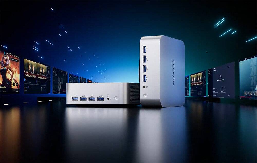 GEEKOM - GMA9MAXAI9HX370-321- - GEEKOM A9MAX AMD AI 9 HX 370 (DDR5 32G +Gen4 1T/W