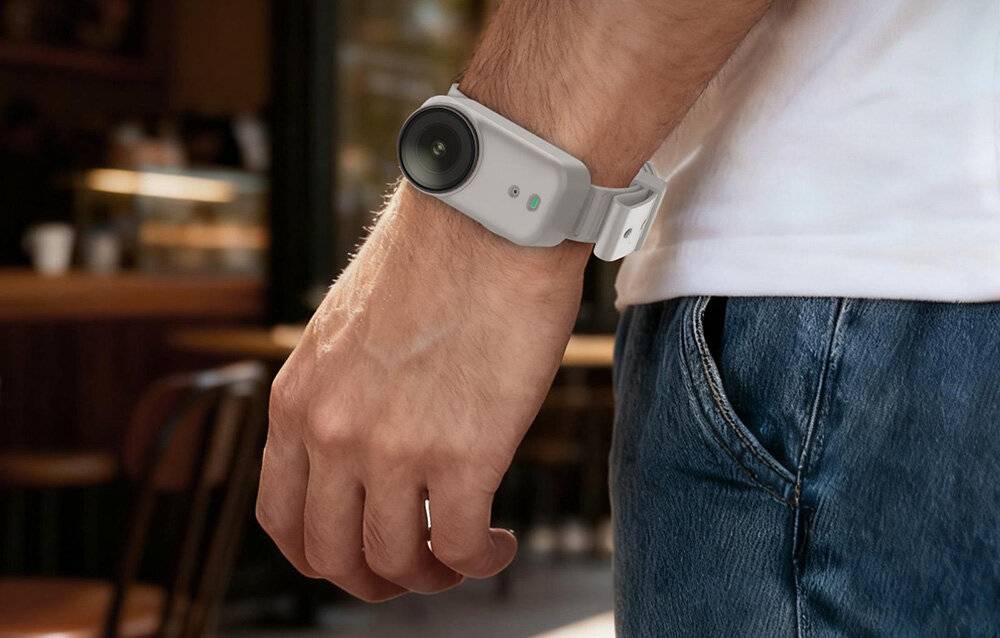 Silikonband / Haustierhalsband Puluz für DJI Osmo Nano (grau)