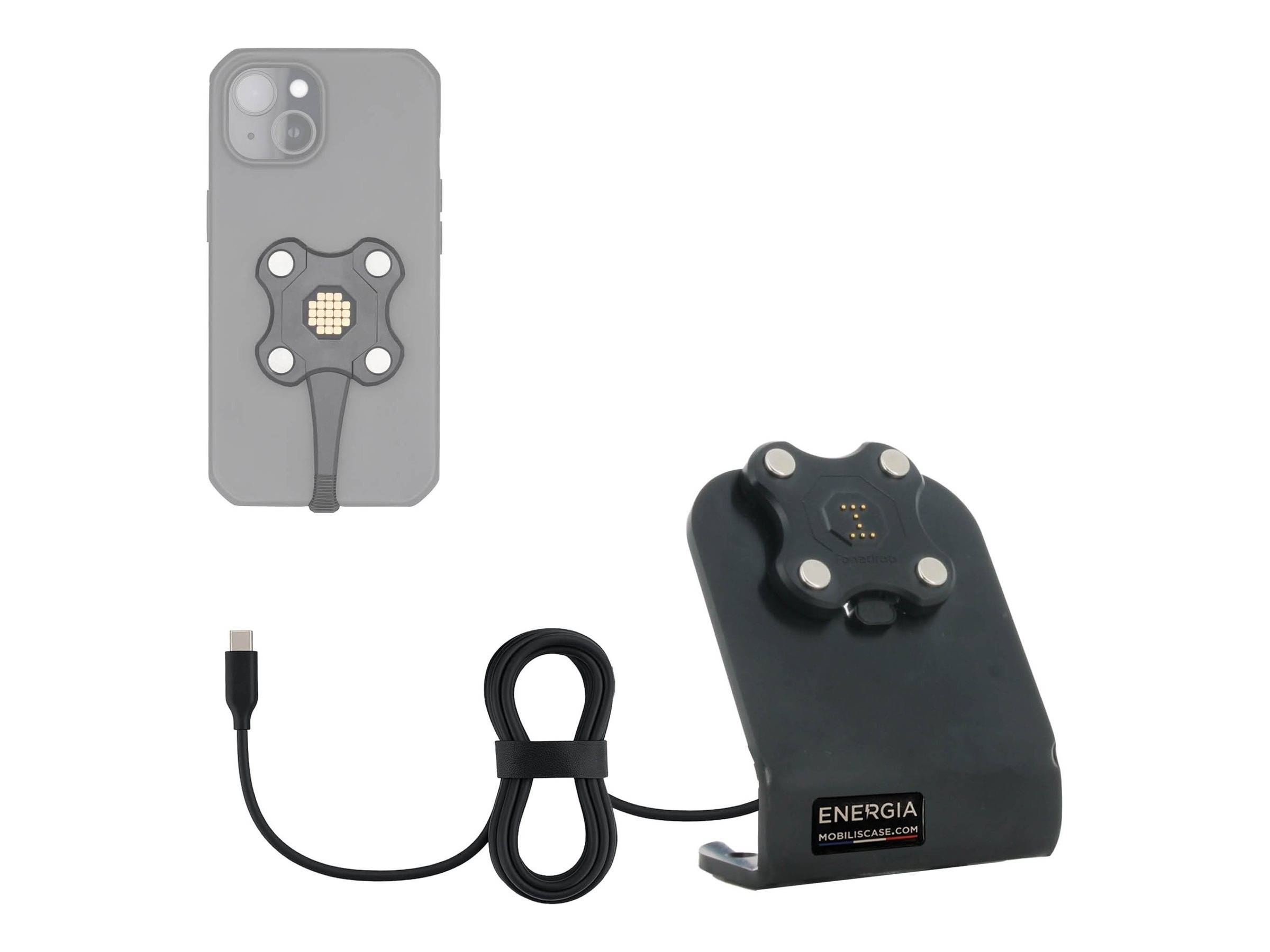 Mobilis Energia Dock - Charging station 1 slot 65W - 1,5mUSB Multimedia-Technik Smartphone Zubehör