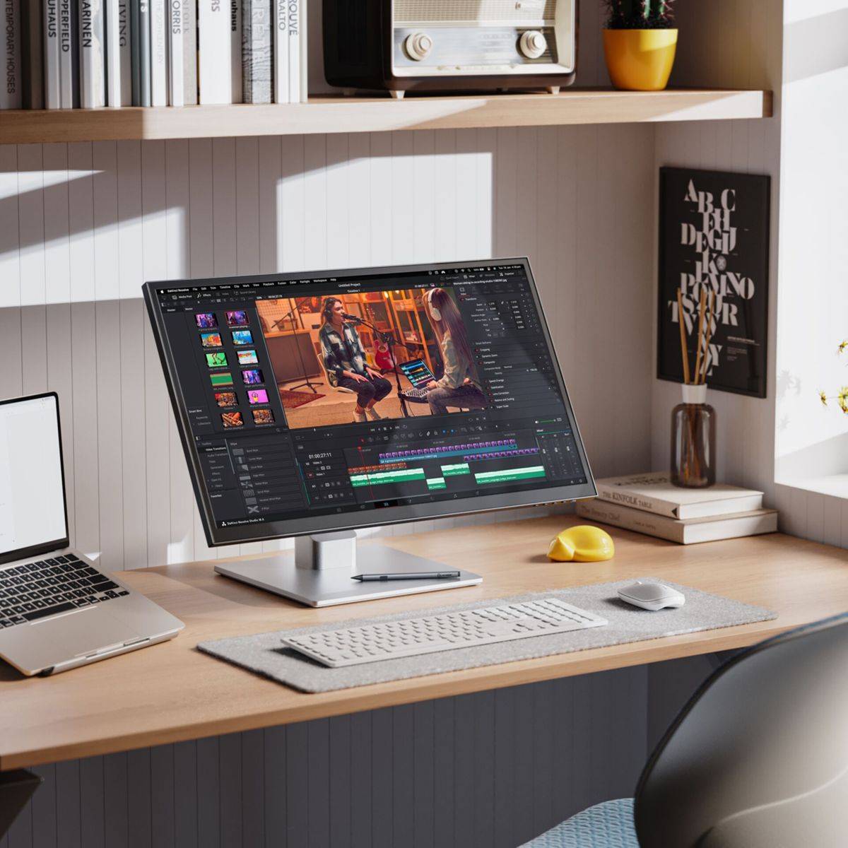 Clarity Pro Touch UHD 4K Monitor with Fold Stand
