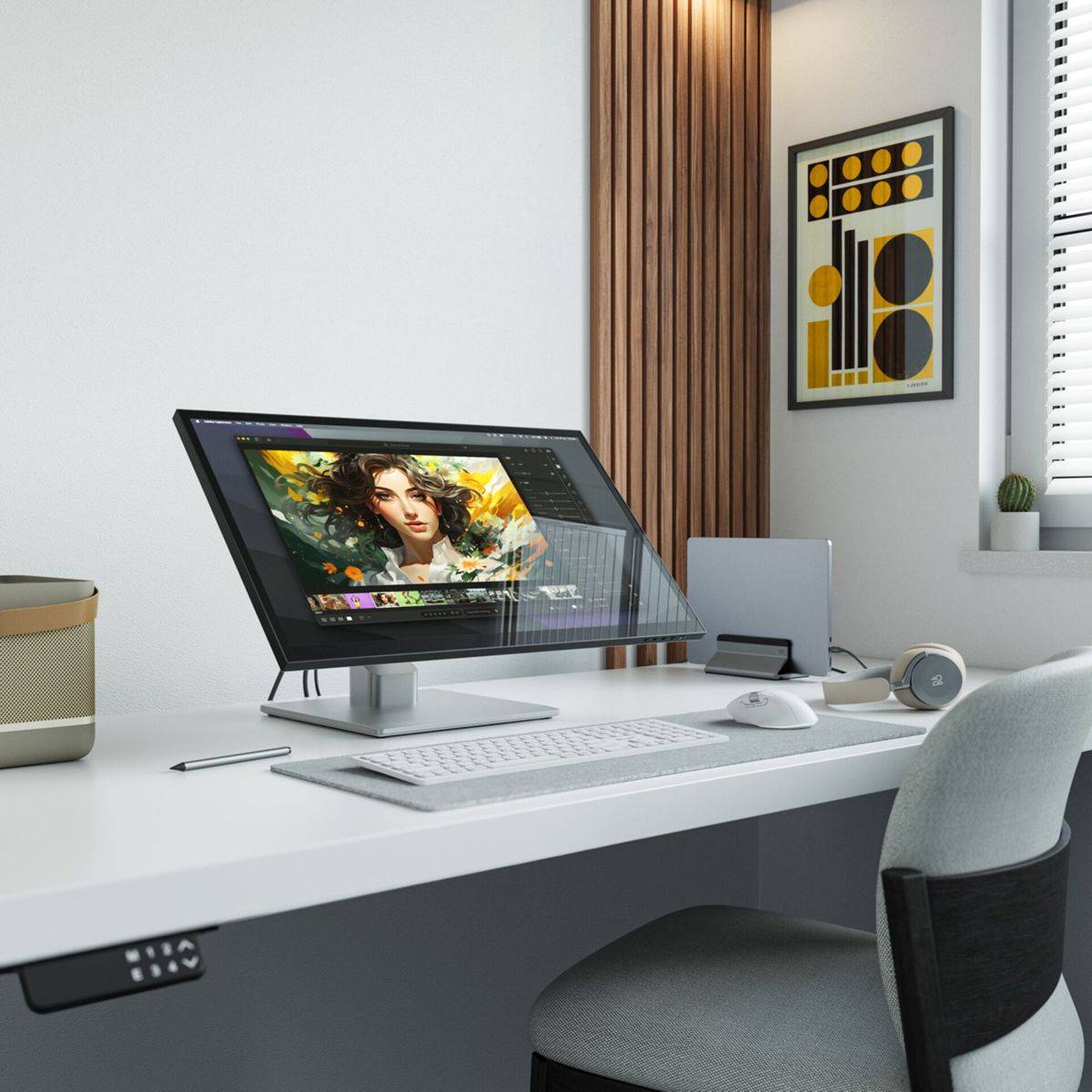 Clarity Pro Touch UHD 4K Monitor with Fold Stand
