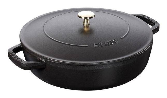 Zwilling STAUB BRAISERS, Rund, Schwenkpfanne, Schwarz, Emaille, -20 °C, 240 °C