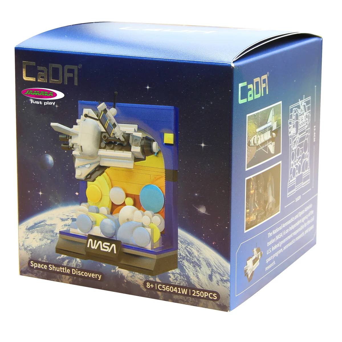 Jamara CaDA Space Shuttle Discovery, Bausatz, 8 Jahr(e), 250 Stück(e), 320 g