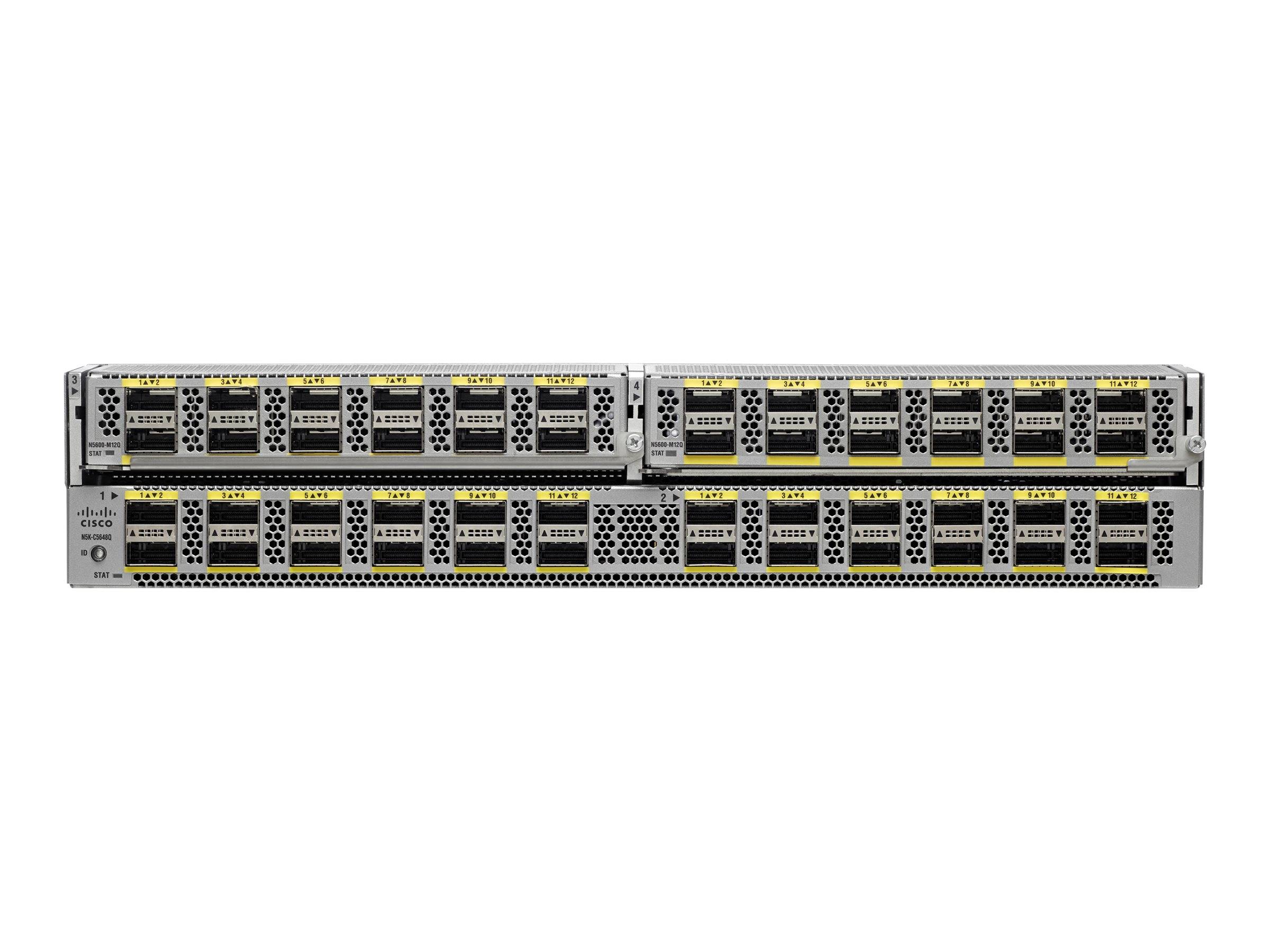 Cisco Nexus 5648Q - Switch - L3 - managed - 36 x 40 Gigabit Ethernet / FCoE QSFP+