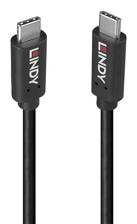 LINDY 1m USB 3.2 Typ C Kabel 20Gbit/s Peripheriegeräte & Zubehör & Adapter - USB & Thunderbolt