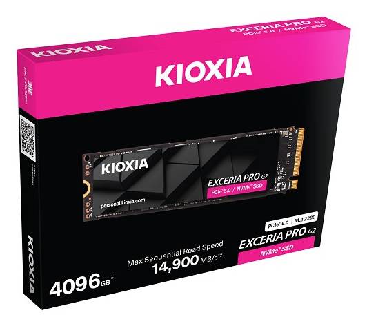 Kioxia Exceria PRO G2, 2 TB, M.2, 14900 MB/s