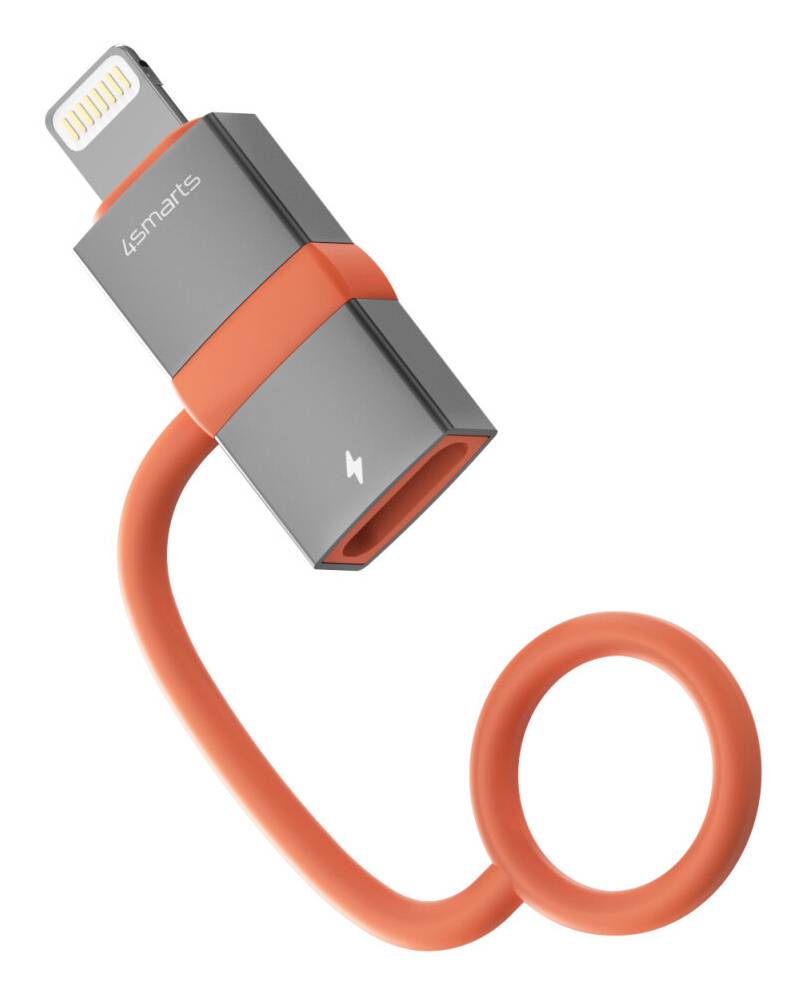 4smarts 541522, Lightning, USB Typ-C, Männlich, Weiblich, Gerade, Gerade