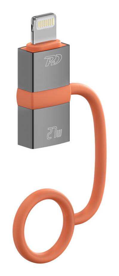 4smarts 541522, Lightning, USB Typ-C, Männlich, Weiblich, Gerade, Gerade