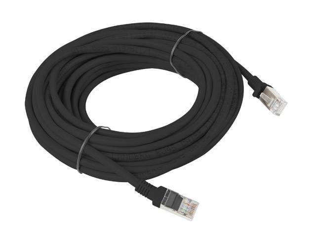 Lanberg PCU5-10CC-1000-BK, 10 m, Cat5e, U/UTP (UTP), RJ-45, RJ-45
