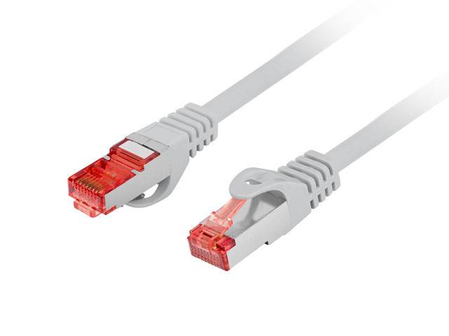 LANBERG Patchkabel CAT.6 S/FTP LSZH CU 5,0m Fluke Zert. gr Multimedia-Technik Cat6 Kabel Netzwerk