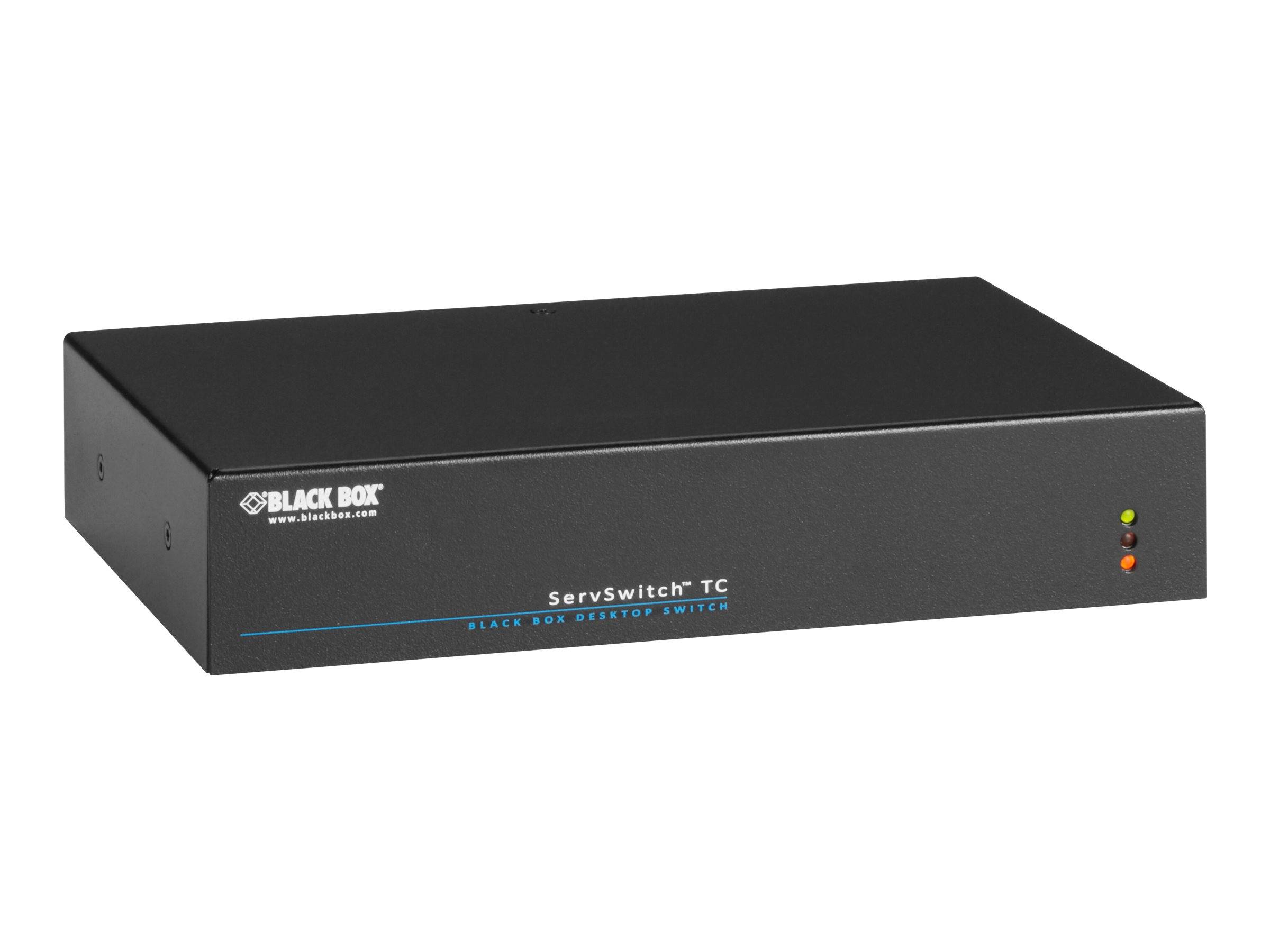 Black Box TC KVM SWITCH W/GLIDE&SWITCH MOUSE 4-PORT 2 HID