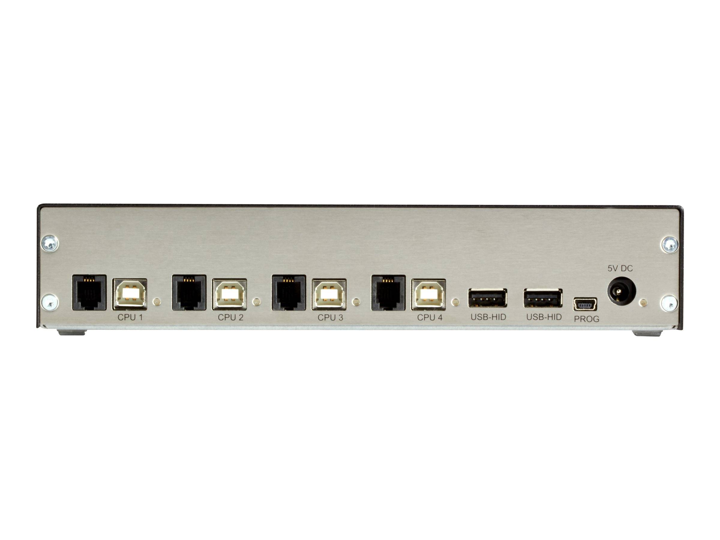 Black Box TC KVM SWITCH W/GLIDE&SWITCH MOUSE 4-PORT 2 HID